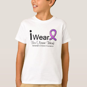 T-shirt Personnalisable je porte un ruban de maladie