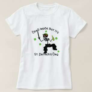 T-shirt Personnalisable mort à l'intérieur mais sa Saint P