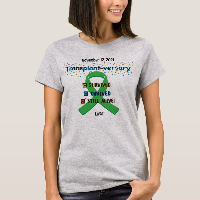 T-shirt personnalisable pour l'anniversaire de tra (Devant)