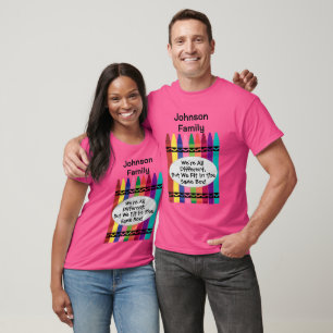 T-shirt personnalisable pour réunion de famille