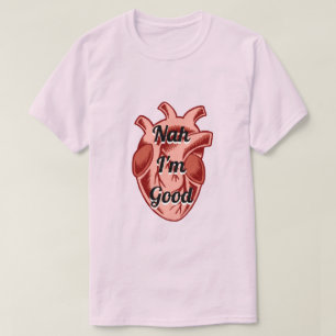 T-shirt Personnalisable Réaliste Anti-Valentines Coeur
