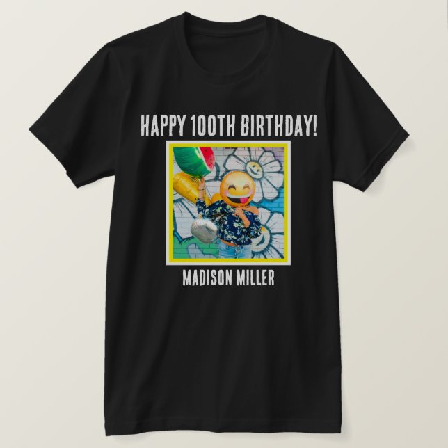 T-shirt personnalisé 100e anniversaire (Design devant)