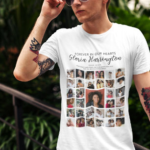 T-shirt Personnalisé 33 Photo Collage Memorial