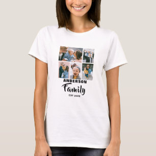 T-shirt Personnalisé  5 Photo  Famille