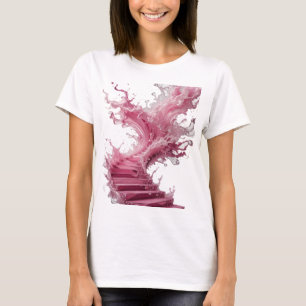 T-shirt personnalisé ABSTRACT ART Argent vibrant