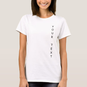T-shirt Personnalisé Ajouter votre propre texte ici Modèle
