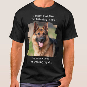 T-shirt Personnalisé Animaux de compagnie Photo Drôle Chie