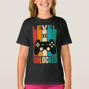 T-shirt personnalisé Anniversaire Niveau XX déverr