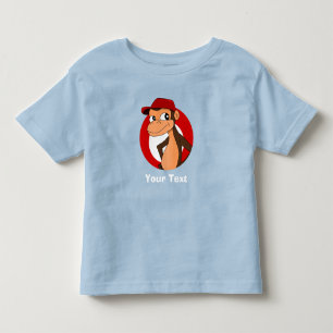 T-shirt personnalisé avec dessin animé de singe