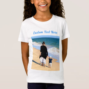 T-shirt personnalisé avec photo de maman et bébé e