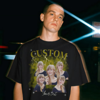 T-shirt personnalisé avec photo de tee-shirt rap b
