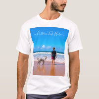 T-shirt personnalisé avec texte et photo de vos an