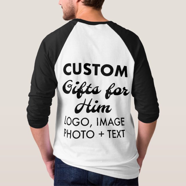 T-shirt Personnalisé Back Men's Baseball Jersey (Dos)