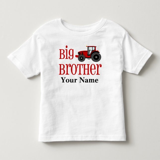 T-shirt personnalisé Big Brother Tractor (Devant)