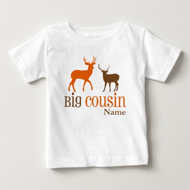 T-shirt personnalisé Big Cousin Deer (Devant)