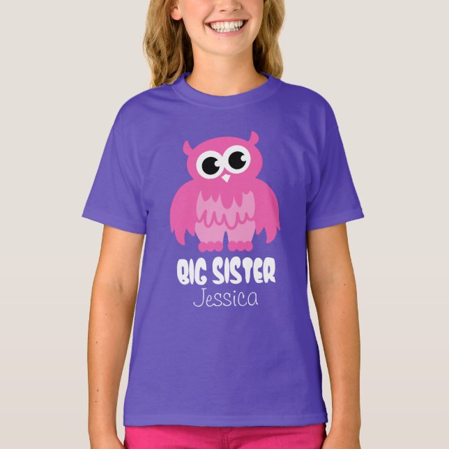 T-shirt personnalisé Big soeur | Caricature de cho (Devant)