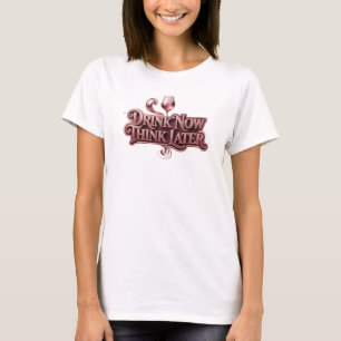 T-shirt personnalisé Catchy Red BOISSON MAINTENANT