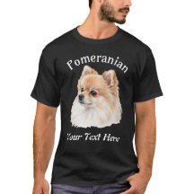 T-shirt personnalisé chien Pomeranian