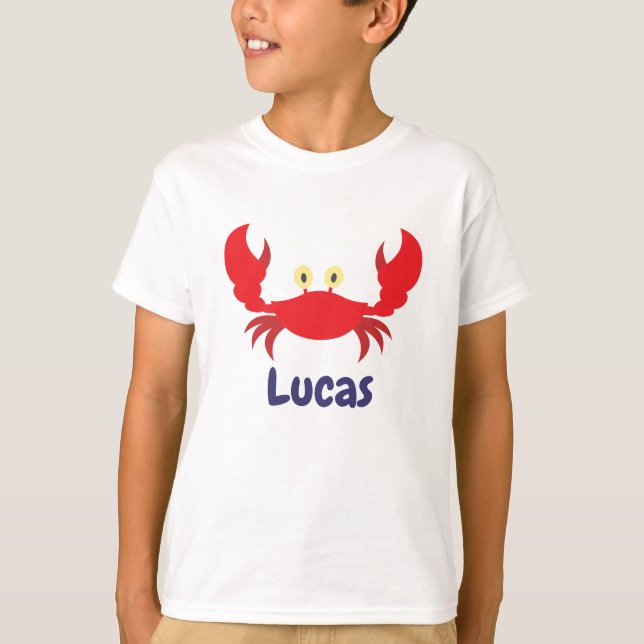 T-shirt personnalisé Crabe rouge (Devant)