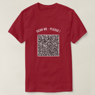 T-Shirt personnalisé d'analyse de code QR