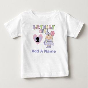 T-shirt personnalisé d'anniversaire de fille