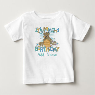 T-shirt personnalisé d'anniversaire d'ours de miel
