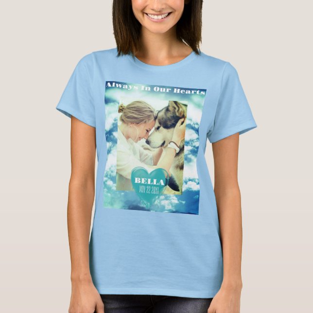 T-shirt Personnalisé dans le mémorial de mémoire amoureux (Devant)
