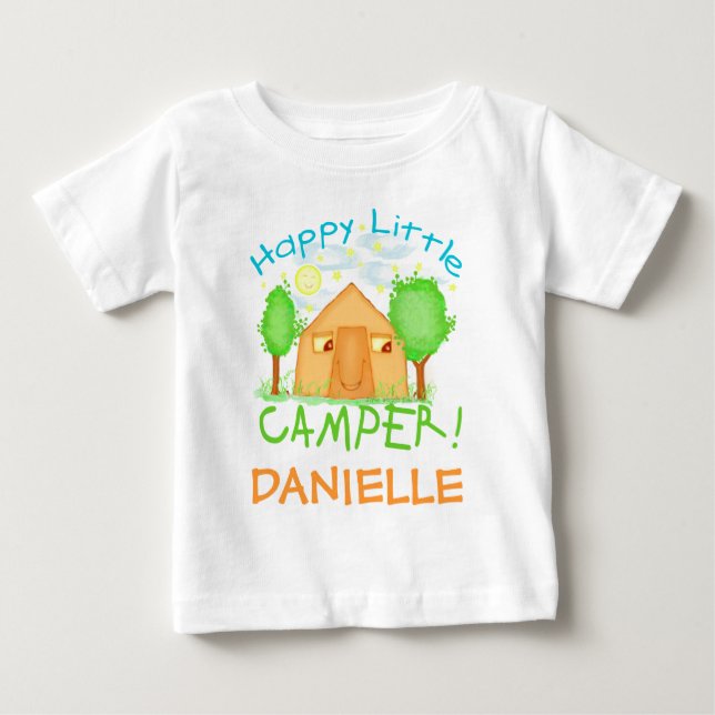 T-shirt personnalisé de colonie de vacances de (Devant)