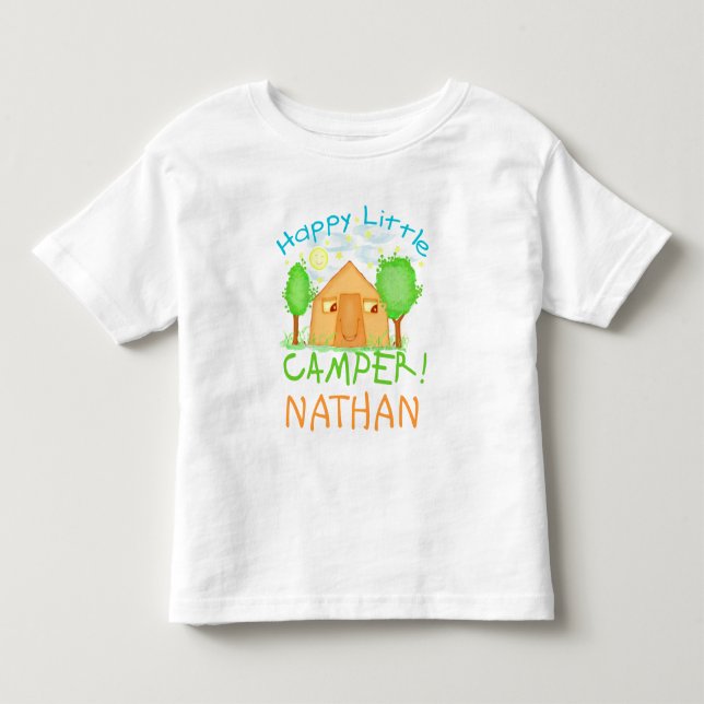 T-shirt personnalisé de colonie de vacances de (Devant)