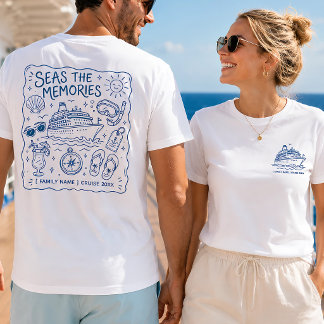 T-shirt personnalisé de croisière en famille