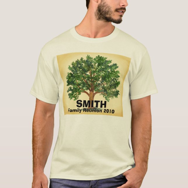 T-shirt personnalisé de la Réunion de famille (Devant)