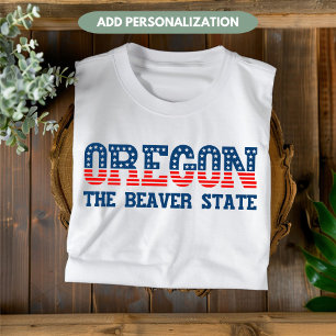 T-shirt personnalisé de l'État Beaver Patriotique 
