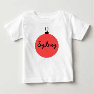T-shirt personnalisé de l'ornement de Noël