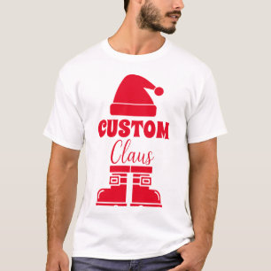 T-Shirt personnalisé de Père Noël personnalisé