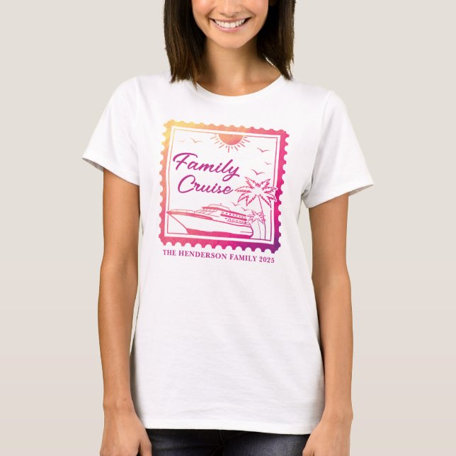 T-shirt Personnalisé d'embarquement des navires de (Devant)