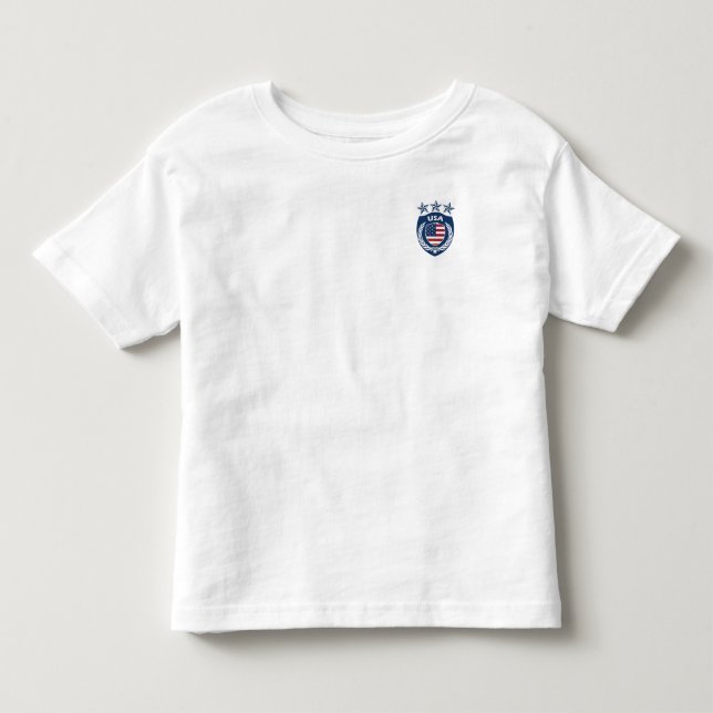T-shirt personnalisé d'enfant en bas âge du Jersey (Devant)