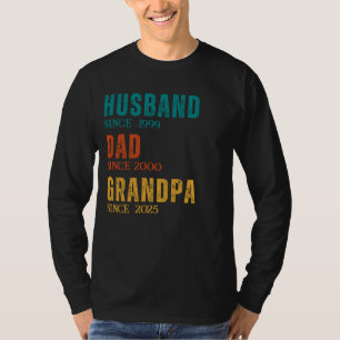T-shirt Personnalisé depuis des années mari papa grand-pèr