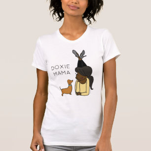T-shirt Personnalisé Doxie Mama