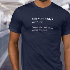 t-shirt personnalisé du dictionnaire de voyageurs 
