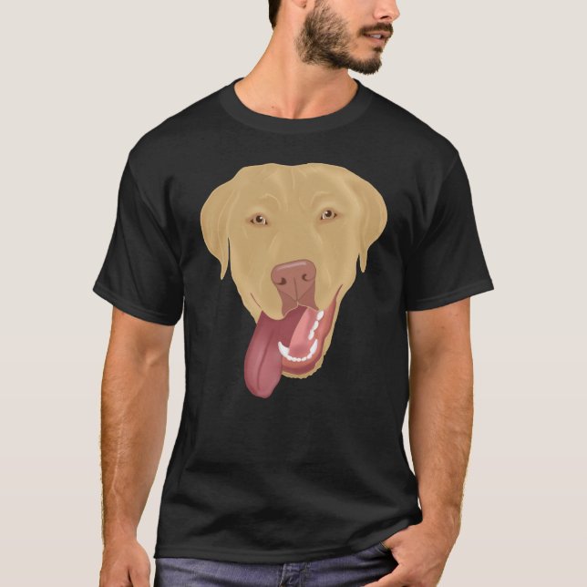 T-shirt Personnalisé Dudley Labrador  (Devant)