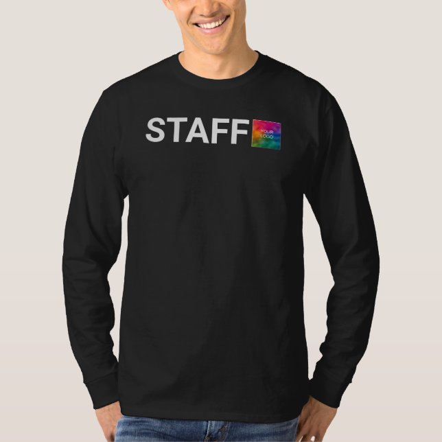 T-shirt Personnalisé Élégant Modèle noir moderne (Devant)