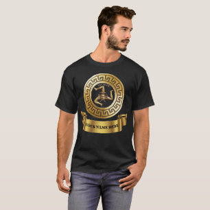 T-Shirt Personnalisé en Or de Sicilia Trinacria
