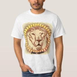 T-shirt personnalisé face Lion