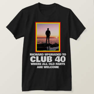T-shirt personnalisé Funny 40e anniversaire marqua