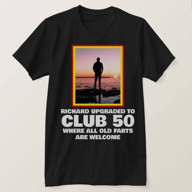 T-shirt personnalisé Funny 50e anniversaire marqua (Design devant)