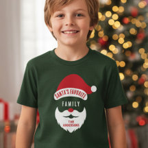 Personnalisé Funny Père Noël Favori Nom de famille