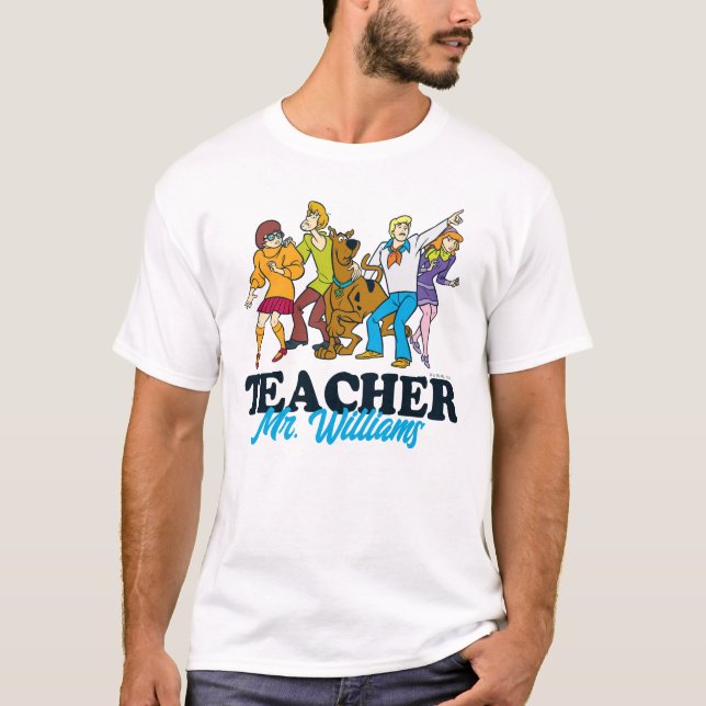 T-shirt Personnalisé | Gang 13 Mystery Inc Enseignant (Devant)