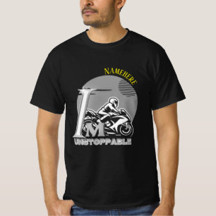 T-shirt Personnalisé 'I Am Unstopable' Motivation motrice 