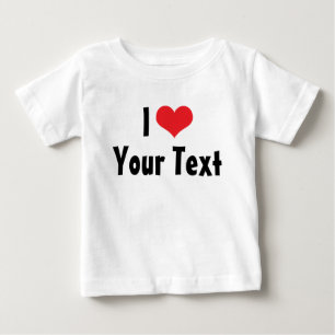 T-shirt Personnalisé I Love