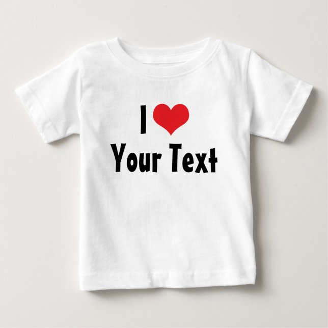 T-shirt Personnalisé I Love (Devant)